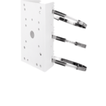 VIVOTEK AM-314 - Soporte para montaje en poste de camaras y gabinetes, para exterior, material acero, color blanco
