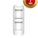 AJAX MotionProtect Outdoor W - Detector de movimiento inalámbrico para exterior con sistema anti-enmascaramiento avanzado. Color Blanco