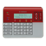 BOSCH I_B926F - Teclado con conexion SDI2 / Compatible incendio / Alfanumerico