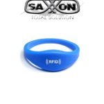 SAXXON BTRW01 - Brazalete de Proximidad RFID 125 Khz / Color Azul / Material Silicon / Compatible con Controles de Acceso