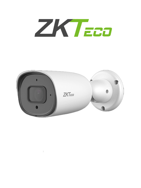 ZKTECO BS855P22CS7MI - Cámara IP Bullet 5 Megapíxeles / Lente de 3,6 mm / Compresión H.265 / PoE / Micrófono Integrado / IR 30 mts / Carcasa metálica / IP67