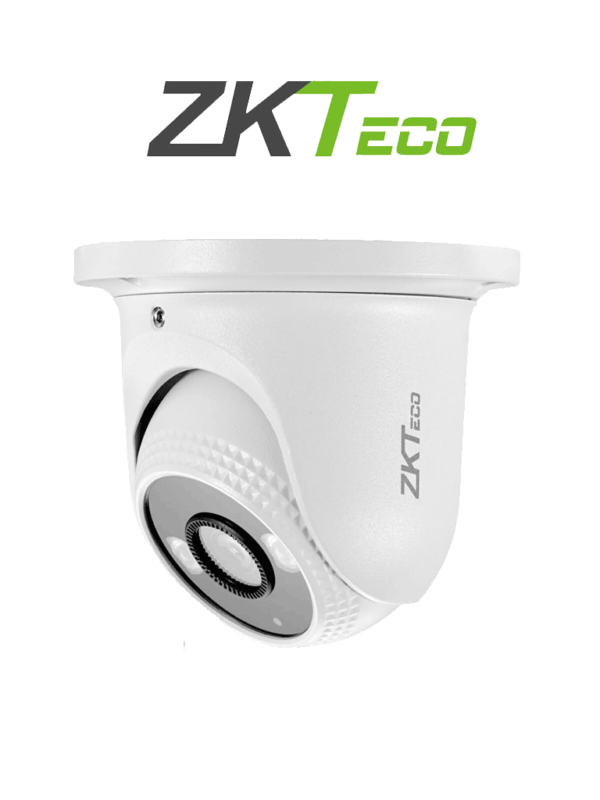 ZKTECO ES855P11CS7CMI- Cámara IP Domo Full Color 5 Megapíxeles / Lente 2,8 mm / Alcance IR 30m / PoE / IP67 / P2P