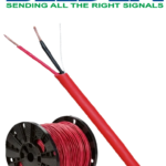 BELDEN 5220UL0021000 - Bobina de cable para sistemas de deteccion de incendio / 2 Conductores / Calibre 16 / Sin blindar / Rojo / 305 Metros