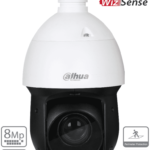 DAHUA SD49825XB-HNR - Cámara IP PTZ 4k/ 8 Megapíxeles/ WizSense/ 25x de Zoom Optico/ H.265/ Starlight/ IR de 100 Metros/ SMD Plus/ Protección Perimetral/ WDR Real/ Detección de Rostros/ IP66/ E&S de Alarmas/ E&S de Audio/