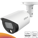 DAHUA HFW1509T-A-LED - Cámara Bullet Full Color de 5 Megapixeles/ Lente de 3.6 mm/ Micrófono Integrado/ Leds para 20 Metros/ Metalica/ WDR de 120 dB/ IP67/ #PromoFullColor