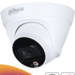 DAHUA IPC-HDW1239T1-LED-S4 - Camara IP Domo Full Color 2 Megapixeles/ Lente de 2.8mm/ 110 Grados de Apertura/ Luz Blanca de 15 Mts/ H.265/ IP67/ PoE/ DWDR/
