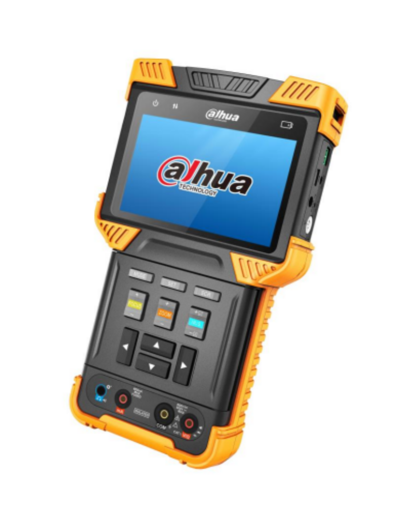 DAHUA PFM900-E - Probador de Video IP y HDCVI/ Soporta H.264 y H.265/ Soporta Control PTZ & Probador de Audio/ Soporta Prueba de Cable de Red/ Multimetro Digital/ Salida Poe 802.3at y Salida de 12v 2Amp