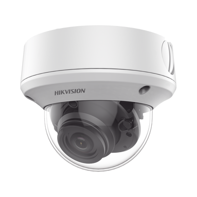 Domo TURBOHD 5 Megapixel / Lente Motorizado 2.7 - 13.5 mm / IR EXIR 40 mts / TVI-AHD-CVI-CVBS / IK10 / IP67 / dWDR