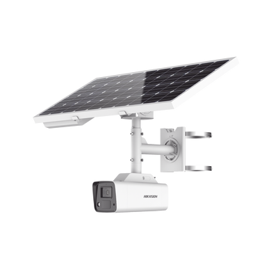 Kit Solar IP All in One / Camara Bala ColorVu 4 Megapixel / Lente 4mm / Panel Solar / Bateria de Respaldo de Litio 23.2Ah (Hasta 24 Dias) / Conexion 4G / Accesorios de Instalacion