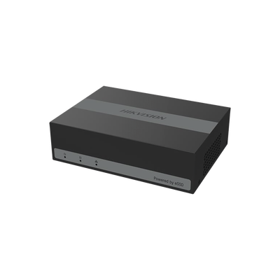 DVR 2 Megapixel (1080p) Lite / 4 Canales TURBOHD + 1 Canal IP / Disco duro eSSD Incluido (300 GB) / H.265+ / ACUSENSE Lite / Diseoo Ultra Compacto / Extra Silencioso