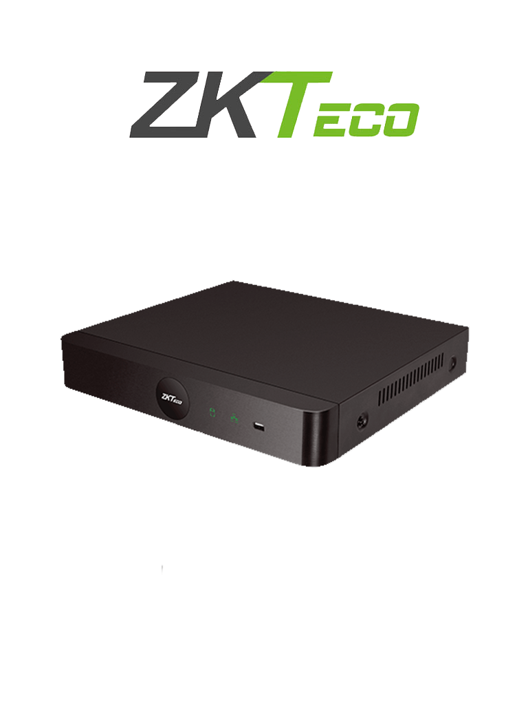 ZKTECO Z8608NF8F - NVR de 8 Canales / 8 Canales Reconocimiento Facial / Compresión H.265+ / 2 HDD cada uno hasta 8 TB / Biblioteca de 50000 rostros / Funciones IVA / P2P