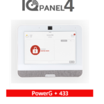 QOLSYS IQP4005 - Sistema de Alarma IQPanel4 Autocontenido , con Pantalla Tactil de 7", Power G 915 Mhz + DSC Serie Power 433 Mhz. Con 4 Bocinas integradas (4W). Para la plataforma Alarm.com