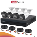 DAHUA FULLCOLORKIT- Kit de 4 Canales Full Color de 2 MP/ DVR Cooper-I WizSense/ Con IA/ H.265+/ 4 Camaras Full Color de 2 Megapixeles/ 4 Ch + 1 IP o Hasta 5 Ch IP/ 4 Ch SMD Plus/ Busqueda de Humanos y Vehiculos/ Accesorios Incluidos/