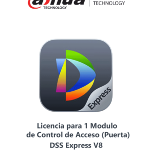 DAHUA DHI-DSSExpress8-Door-Channel-License - Licencia para 1 Modulo de Control de Acceso (Puerta) para Software DSS Express versión 8/
