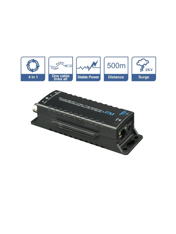 SAXXON UTP101PVHD5RM - Transmisor de video y receptor de energia / HDCVI / TVI / AHD / CVBS / Corriente 0.8 a / Distancia maxima 500 m/ trabaja con TVT444007