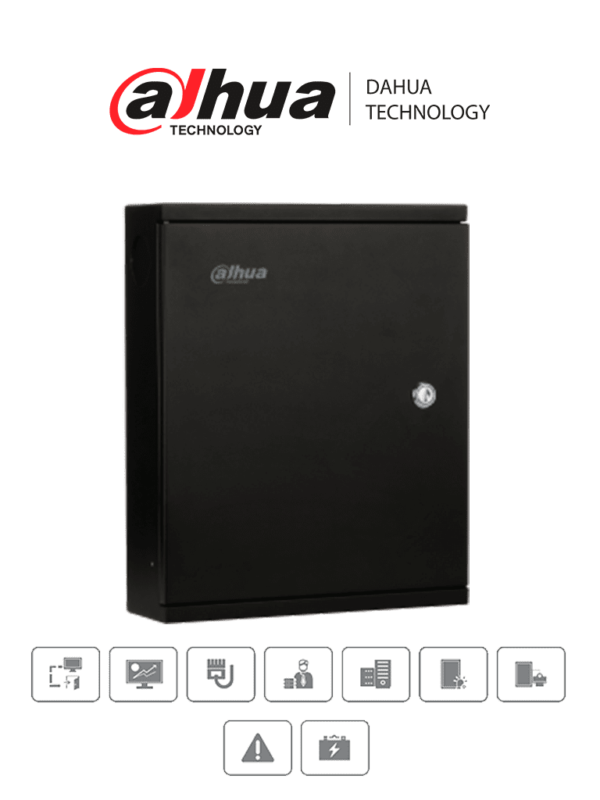 DAHUA ASC2204C-H - Control de acceso TCP/IP /4 puertas 4 lectoras vía Wiegand o RS485 / 200,000 Tarjetas/ 150,000 Eventos / Admite biométricos DAHUA/Control Maestro