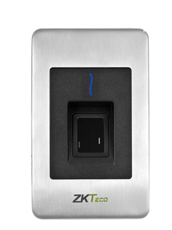 ZKTECO FR1500HID - Lector Esclavo De Huella SILK ID Tarjetas HID 125 Khz / IP65 / RS485 / Led Indicador De Estado. (Sobre Pedido)