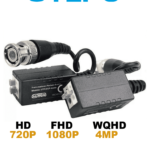 UTEPO UTP101PHD4BPAQ- Paquete de 100 pares de transceptores pasivo 4 en 1 / 4 Megapixeles a 200 Metros/ 1080p Hasta 250 Metros en CVI/ 720p Hasta 300 Metros en CVI/ Soporta HDCVI, TVI, AHD y CBVS/ 2 Terminales Push para Fácil Conexión