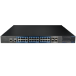 UTEPO UTP7524GEPOE4GF - Switch Gigabit PoE Administrable / Capa 2 / 24 Puertos PoE Gigabit RJ45 / 4 Puertos SFP Gigabit / 802.3af&at / PoE 390 Watts/Fast Ring/ #Protección UTEPO