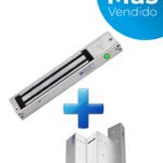 YLI YM280NLEDPAK - Paquete de Cerradura Magnética YM280N con Led y Soporte de Fijación tipo ZL / Fuerza de Sujeción 280kg (600LB) / Para puertas de madera, vidrio y metálicas
