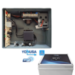 YONUSA EYNG12001WIFI - Paquete de ENERGIZADOR de nueva generacion 12 000V / Modulo WiFi para control desde SMARTPHONE / Hasta 2 500 Mts lineales