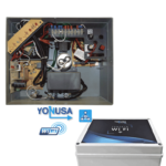 YONUSA EY10000127AFWIFI - Paquete de ENERGIZADOR de alta frecuencia ANTIPLANTAS de 10000V y modulo WiFi para control desde APP