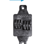 YONUSA AP101 - Aislador de paso cuadrado para cercas electricas, materiales polipropileno y policarbonato, proteccion contra rayos UV, agua, humedad y polvo/ Resistencia mecanica de 7.5 hasta 10.2 kg